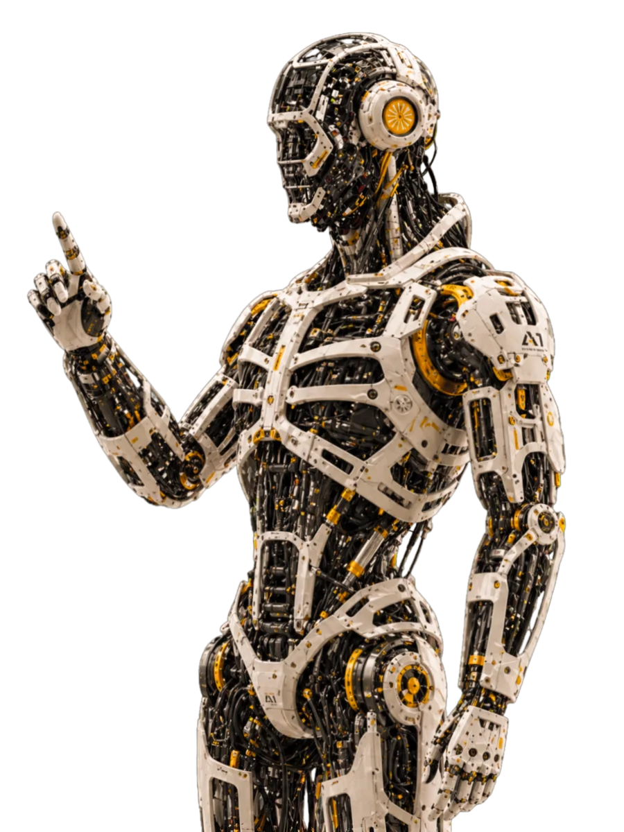 Full mechanical body, articulated panels and joints -- the architecture